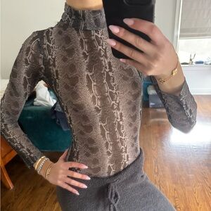 Brooklyn Karma Snakeskin Bodysuit
